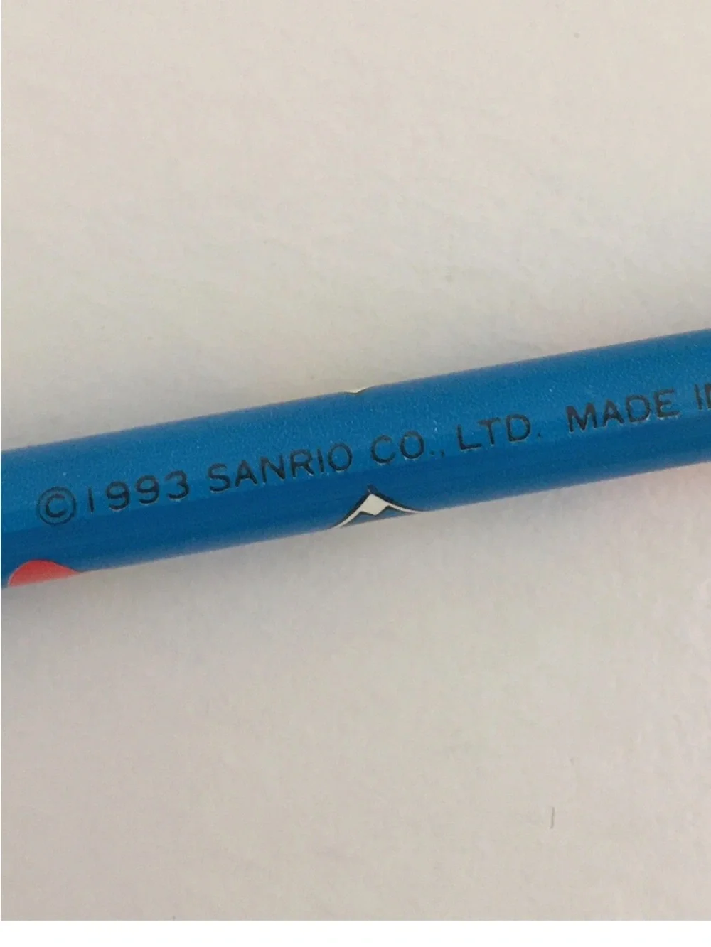 Vintage Sanrio Spottie Dottie Baseball Pencil All Star Pups 1990’s Rare Limited